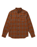 Mystic - The Check Shirt - Golden Brown - 2026 - The Kitesurf Centre