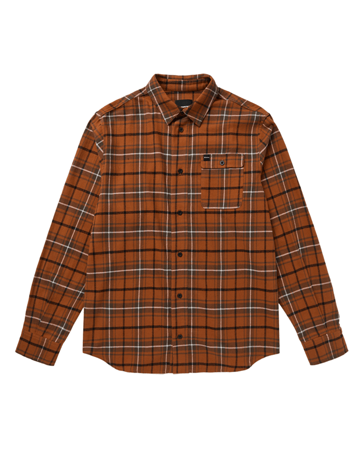 Mystic - The Check Shirt - Golden Brown - 2026 - The Kitesurf Centre