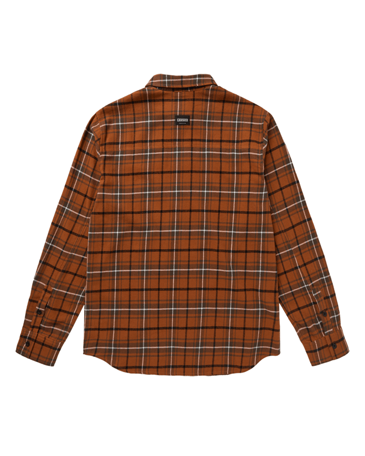 Mystic - The Check Shirt - Golden Brown - 2026 - The Kitesurf Centre