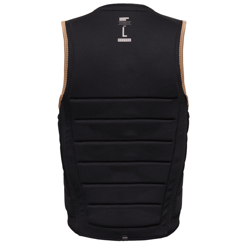 Mystic - The Dom Impact Vest Fzip Wake - Slate Brown - 2026 - The Kitesurf Centre