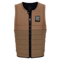 Mystic - The Dom Impact Vest Fzip Wake - Slate Brown - 2026 - The Kitesurf Centre