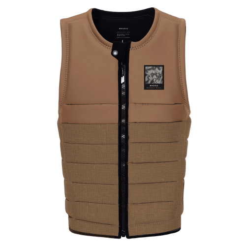 Mystic - The Dom Impact Vest Fzip Wake - Slate Brown - 2026 - The Kitesurf Centre