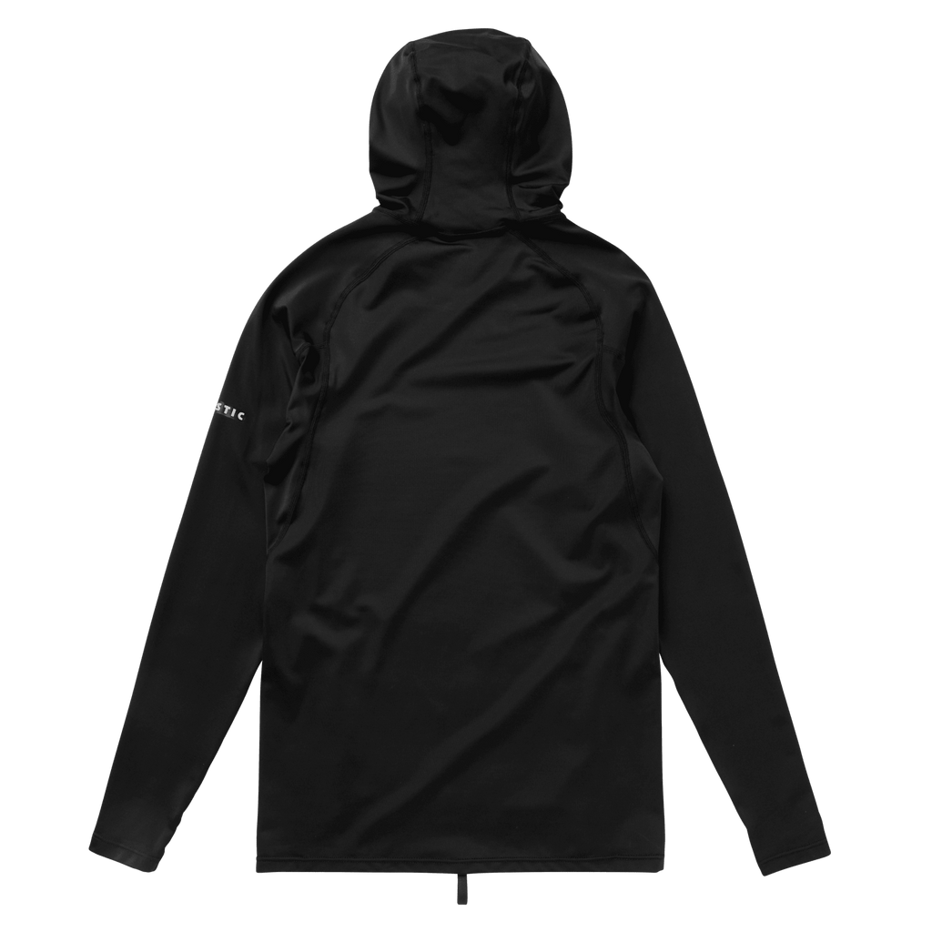 Mystic - Uncharted L/S Hooded Rashvest - Black - 2026 - The Kitesurf Centre