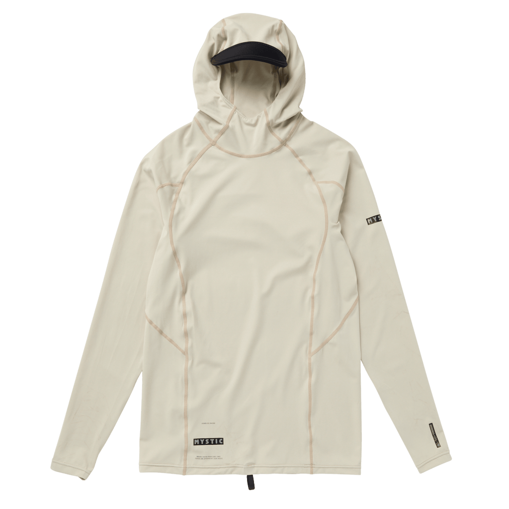 Mystic - Uncharted L/S Hooded Rashvest - Sand - 2026 - The Kitesurf Centre