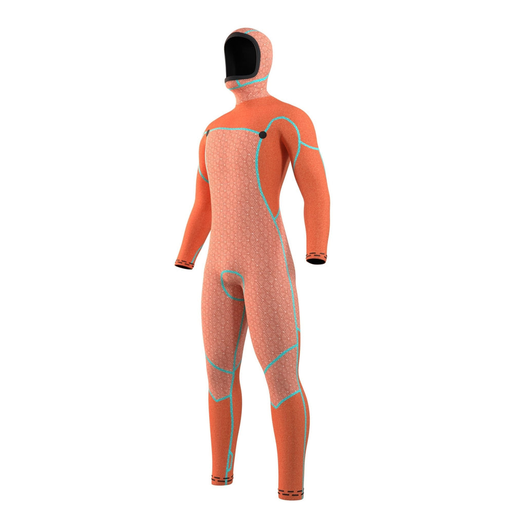 Mystic - Voltt Hooded 6/4/3mm Front Zip - Black - 2026 - The Kitesurf Centre
