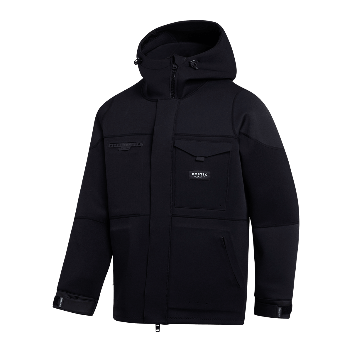 Mystic - Vortex Fidlock Neoprene Jacket 3/2mm - Black - 2026 - The Kitesurf Centre