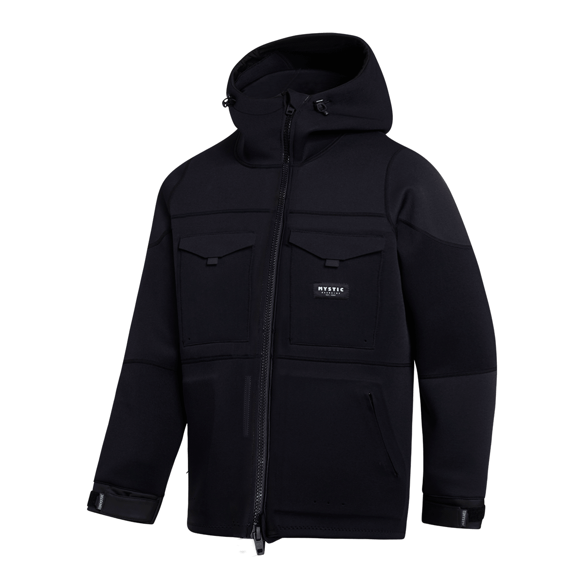 Mystic - Vortex Neoprene Jacket 3/2mm - Black - 2026 - The Kitesurf Centre