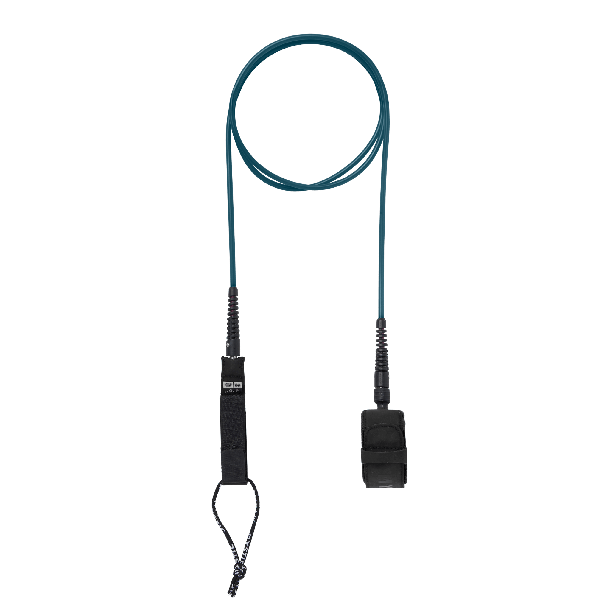 Mystic - Wing Boardleash Ankle - Teal - 2026 - The Kitesurf Centre