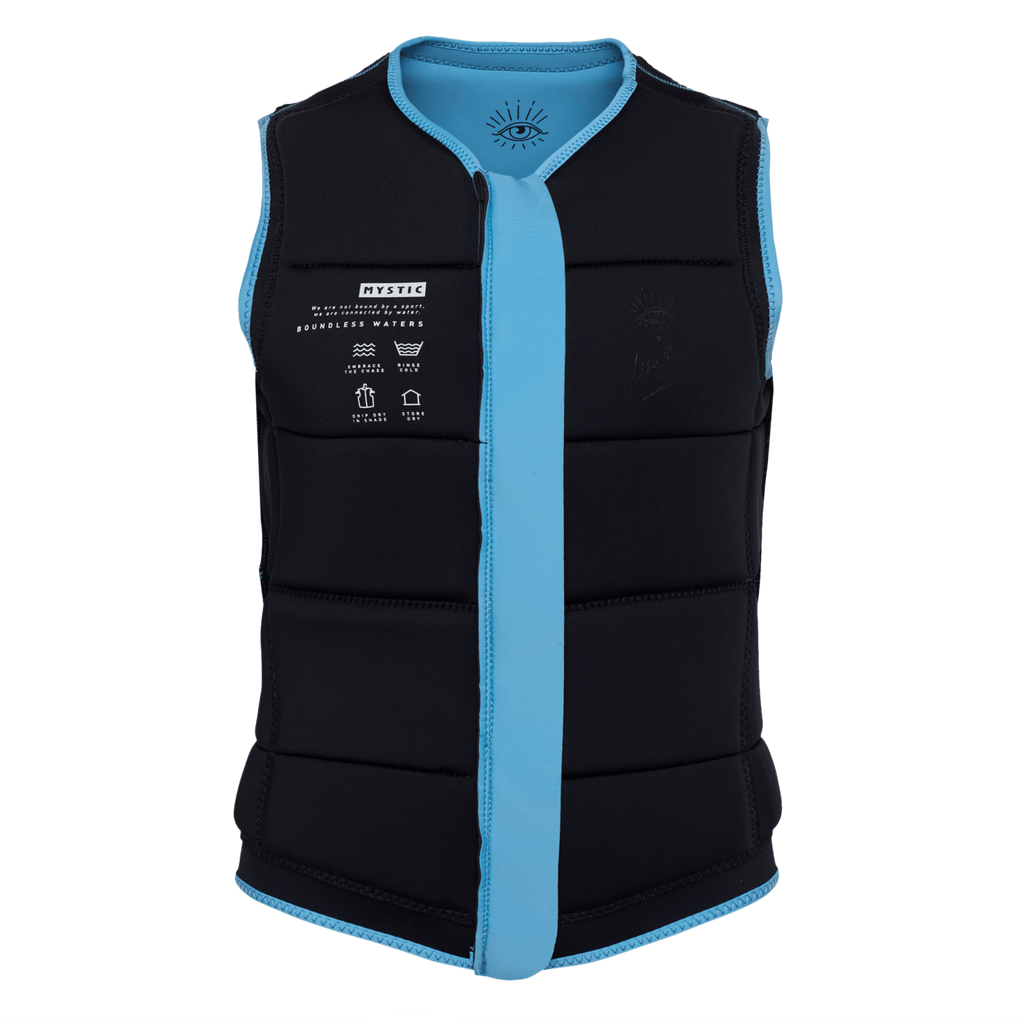 Mystic - Zodiac Impact Vest Fzip Wake Women - Powder Blue - 2026 - The Kitesurf Centre