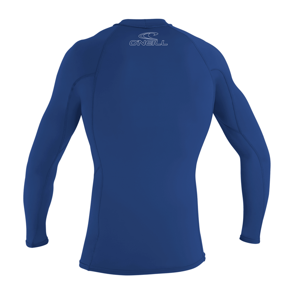 O'Neill Men's Basic Skins Long Sleeve Rash Guard — Pacific (018) — additional view