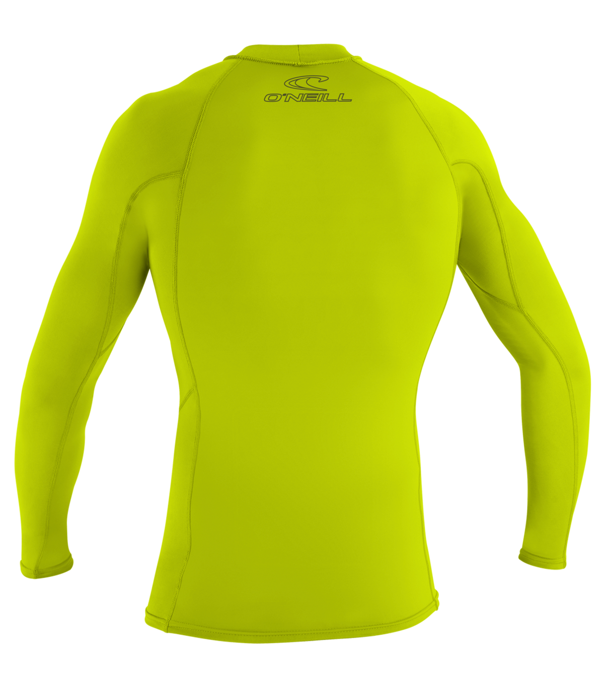 O'Neill Men's Basic Skins Long Sleeve Rash Guard — Lime (187) — additional view