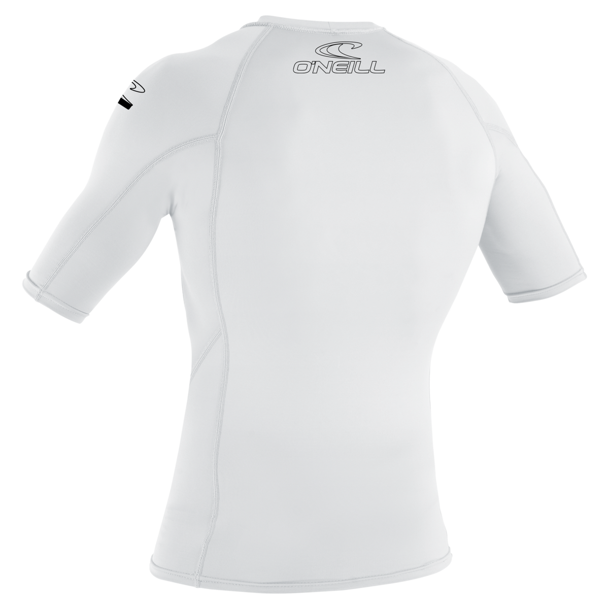 O'Neill Youth Basic Skins Short Sleeve Rash Guard — White (025) — additional view