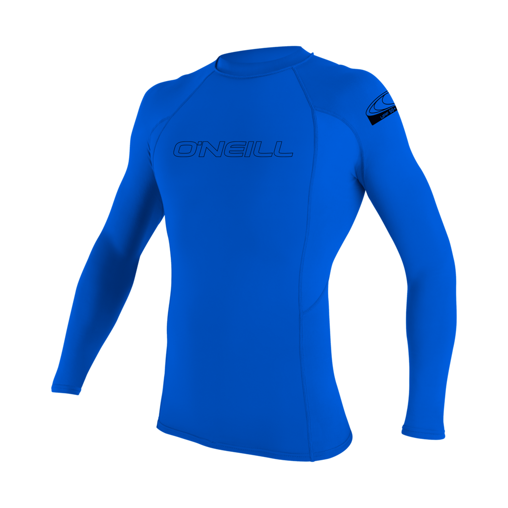 O'Neill Youth Basic Skins Long Sleeve Rash Guard — Pacific (018) — front