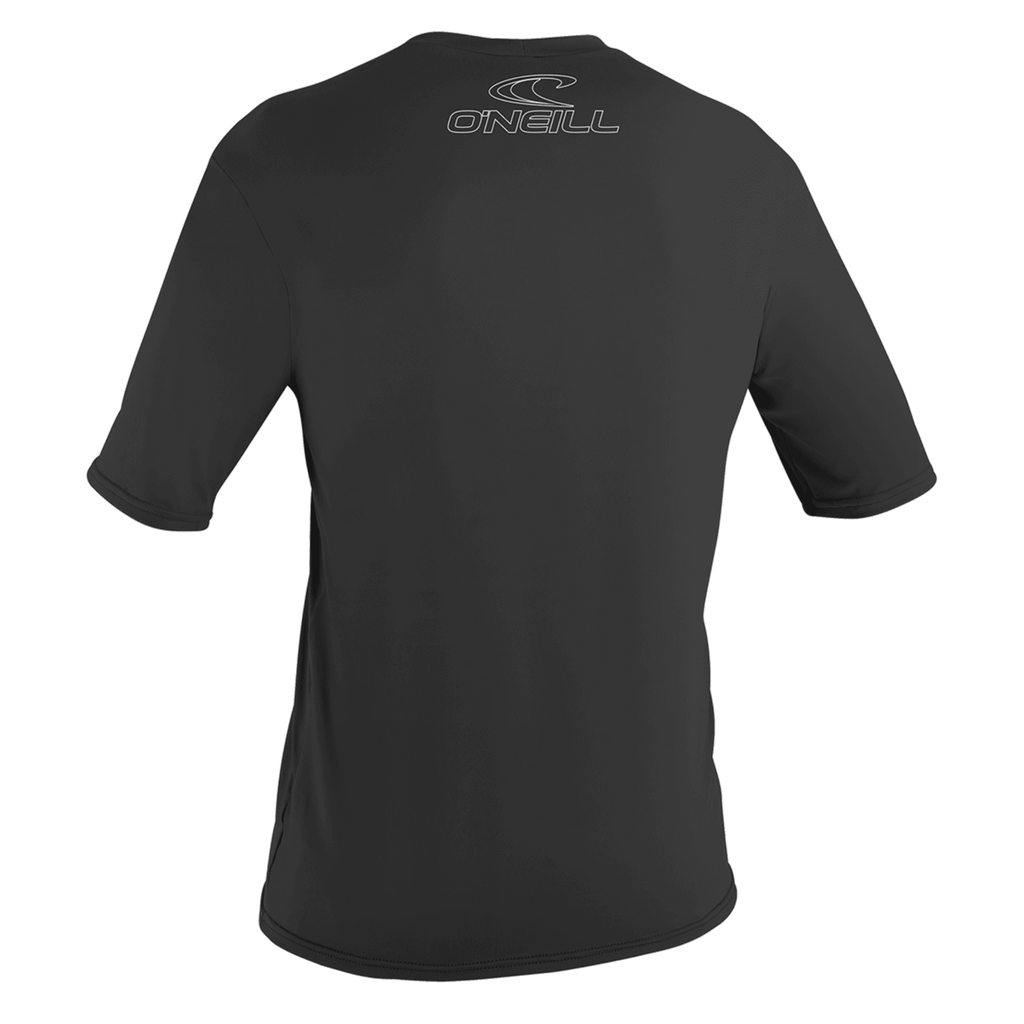 O'Neill Men's Basic Skins Short Sleeve Sun Shirt — Black (002) — additional view