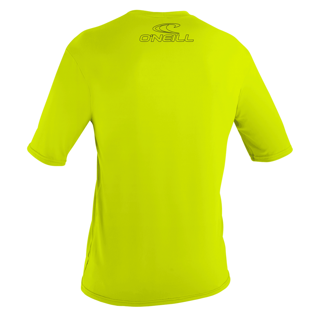 O'Neill Men's Basic Skins Short Sleeve Sun Shirt — Lime (187) — additional view