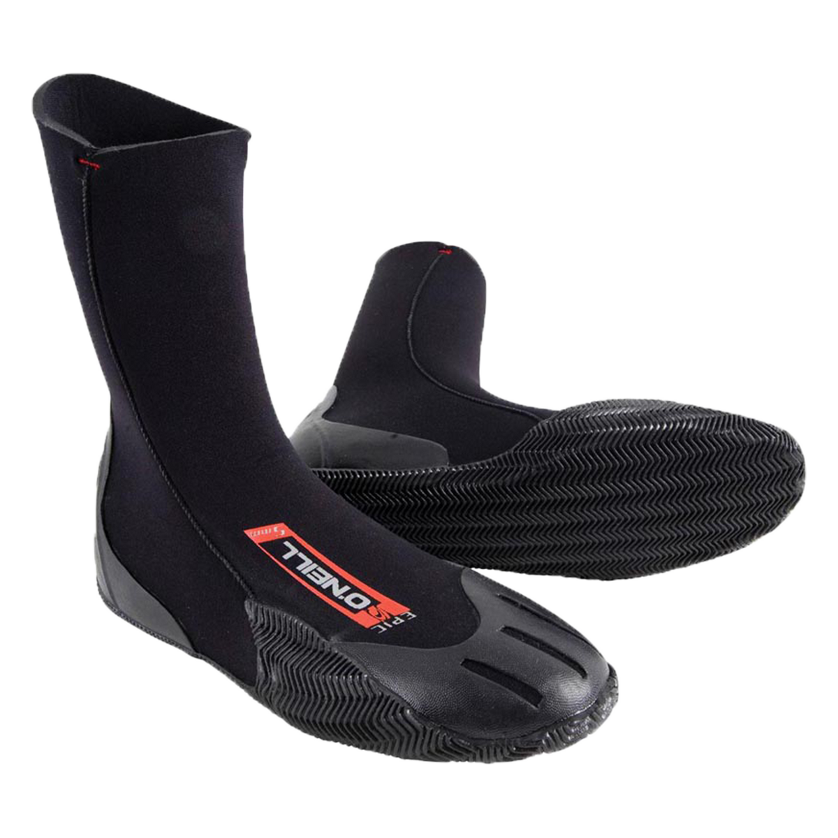 O'Neill Epic 5mm Round Toe Wetsuit Boots in black