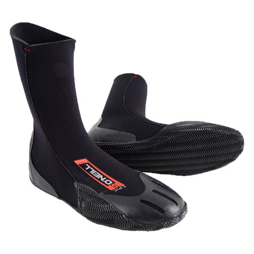 O'Neill Epic 5mm Round Toe Wetsuit Boots in black