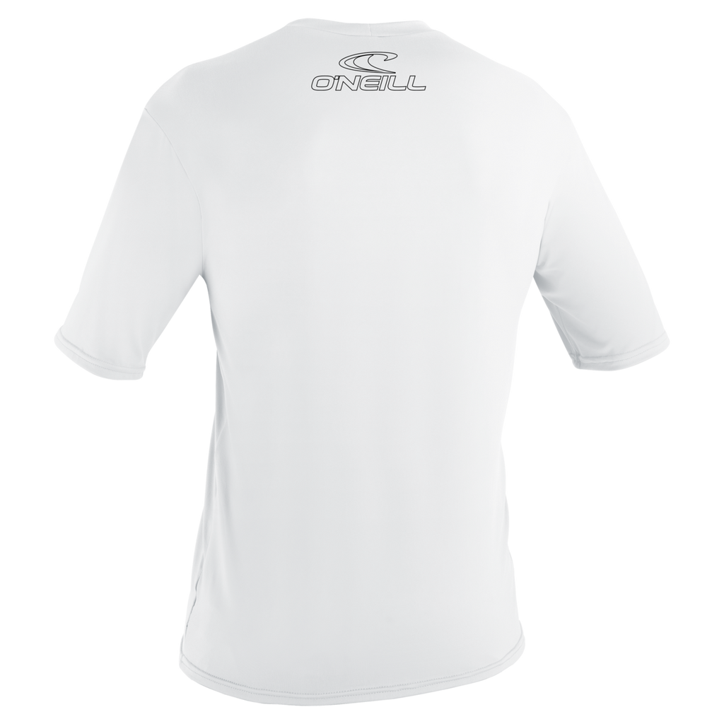 O'Neill Youth Basic Skins Short Sleeve Sun Shirt — White (025) — additional view