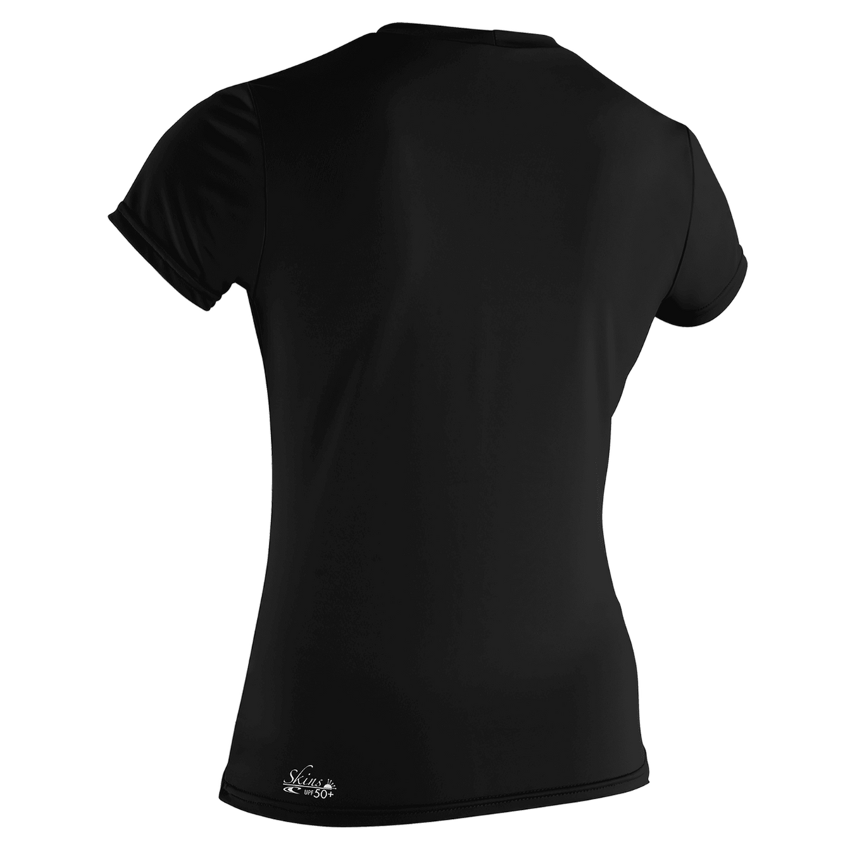 O'Neill Women's Basic Skins Short Sleeve Sun Shirt — Black (002) — additional view
