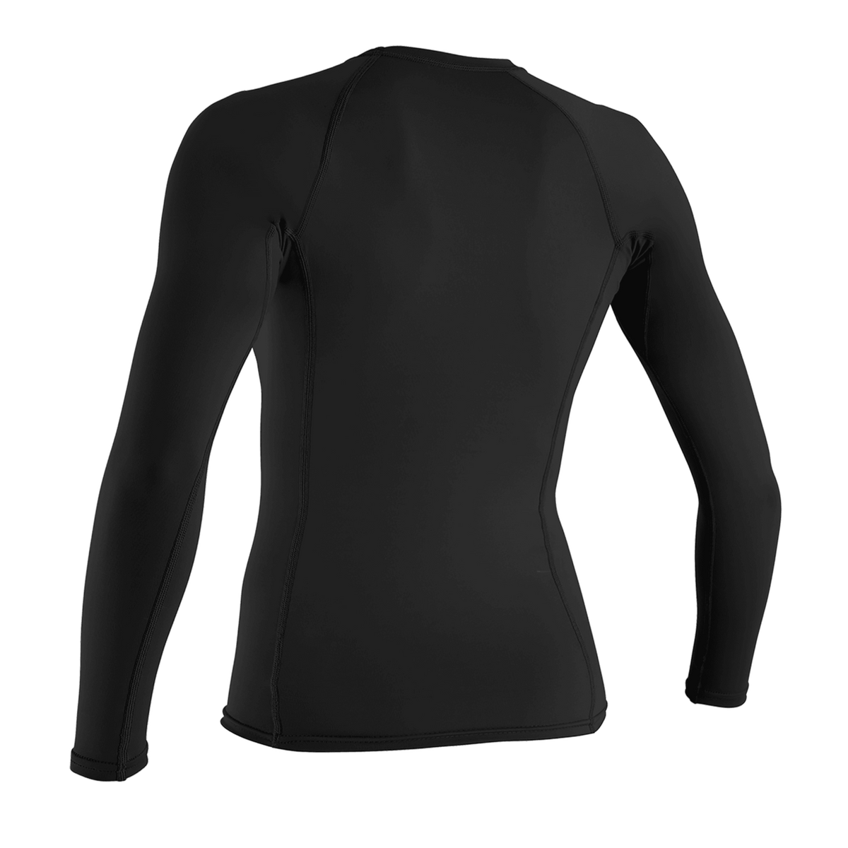 O'Neill Women's Basic Skins Long Sleeve Rash Guard — Black (002) — additional view