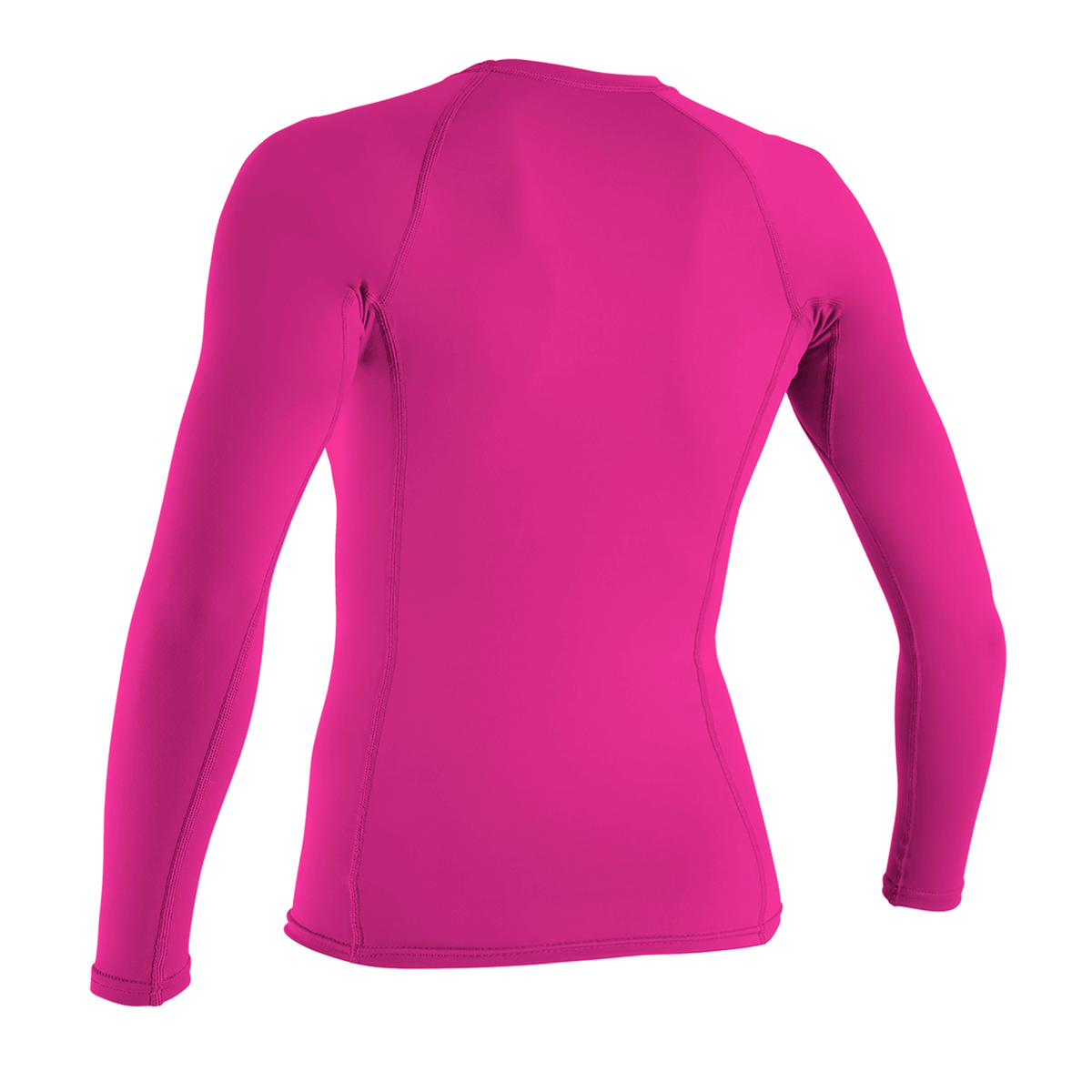 O'Neill Women's Basic Skins Long Sleeve Rash Guard — Foxpink (173) — additional view