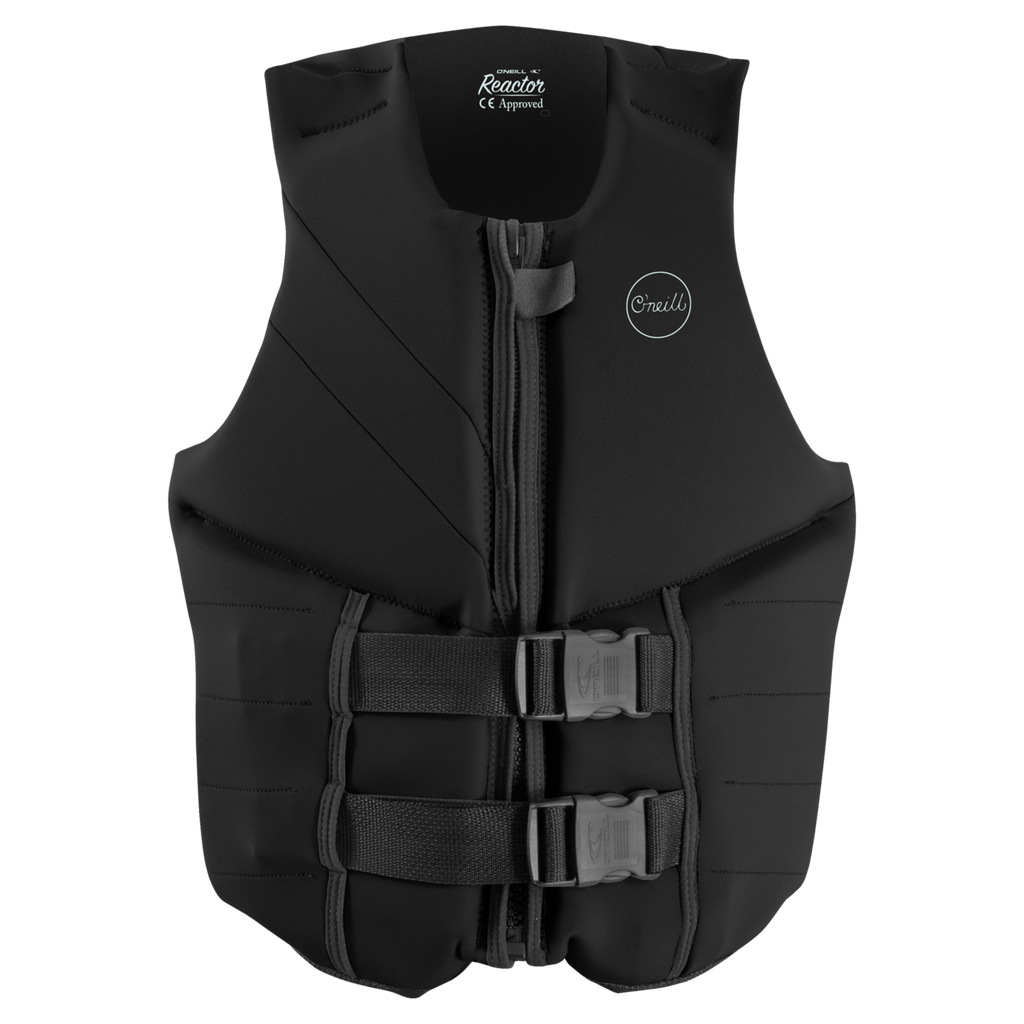 O'Neill Women's Reactor ISO 50N Vest — Black/Black/Black (A05) — front
