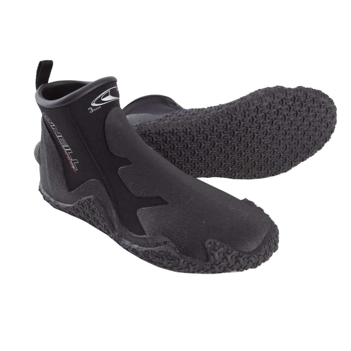 O'Neill 3mm Tropical Boot — Black (002) — front