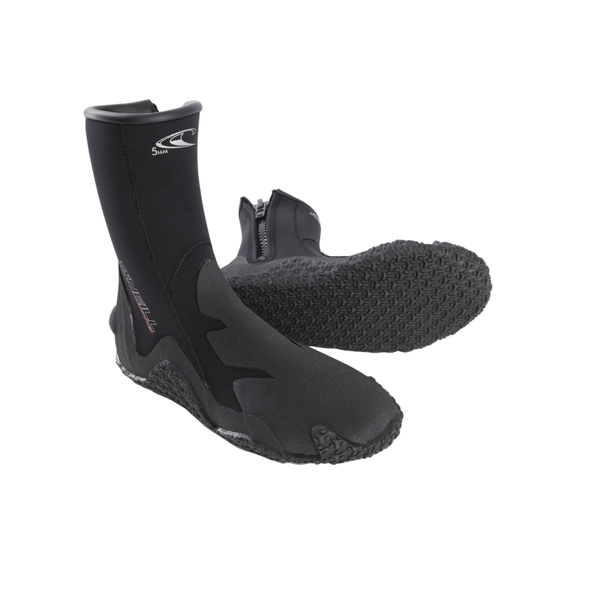 O'Neill 5mm Boot W/Zipper — Black (002) — front