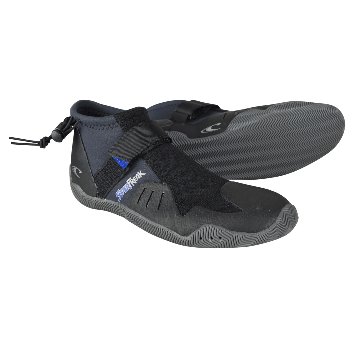 O'Neill Superfreak Tropical Round Toe Boots — Black (002) — front