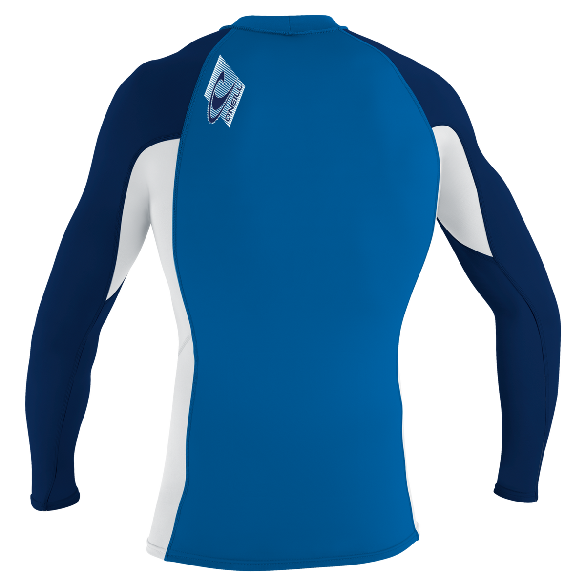 O'Neill Youth Premium Skins Long Sleeve Rash Guard — Ocean/White/Navy (IM1) — additional view
