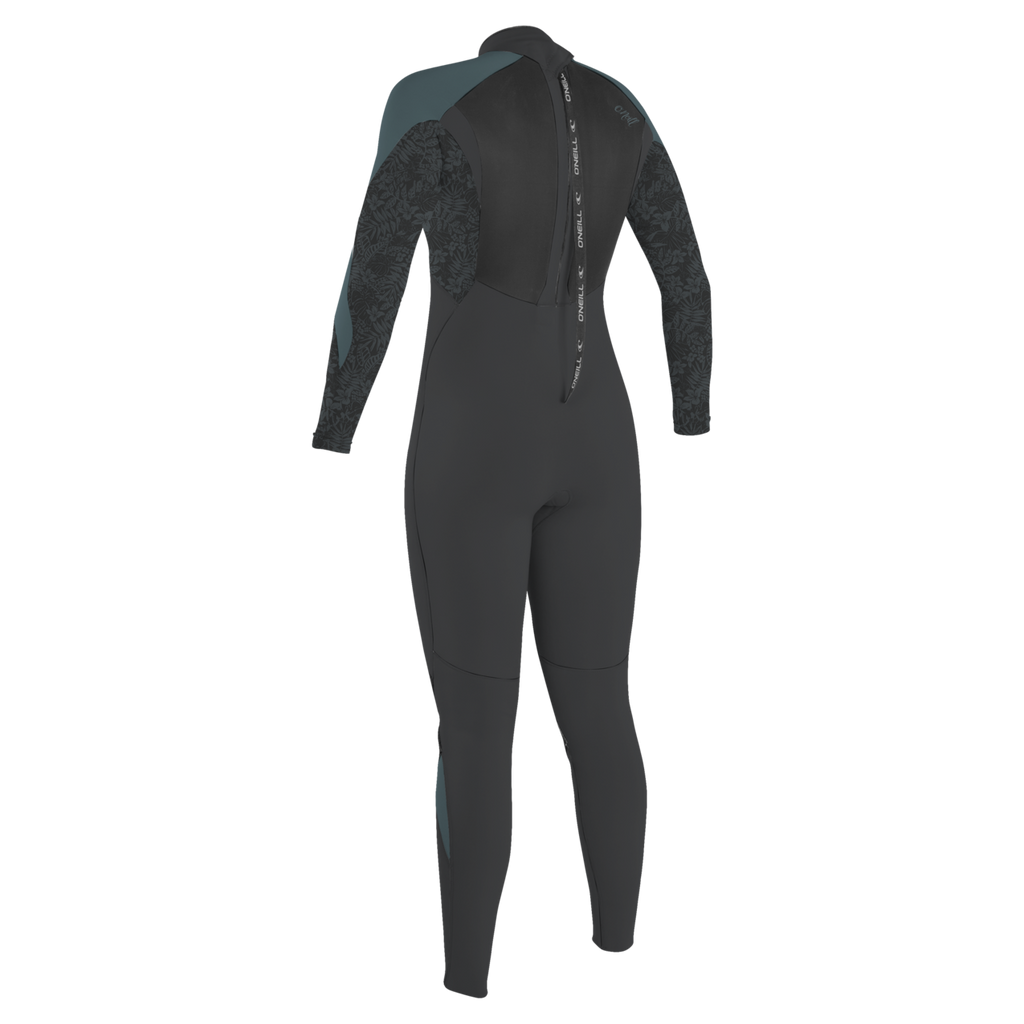 O'Neill Women's Epic 4/3mm Back Zip Full Wetsuit — Tempdstl/Shadedislandsky/Shade (IT1) — additional view