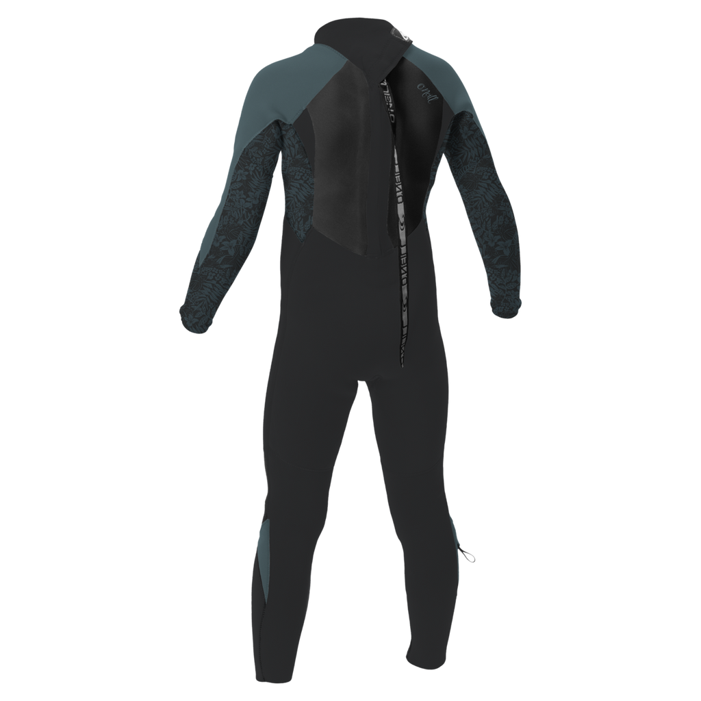 O'Neill Girls Epic 4/3mm Back Zip Full Wetsuit — Tempdstl/Shadedislandsky/Shade (IT1) — additional view