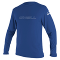 O'Neill Men's Basic Skins Long Sleeve Sun Shirt — Pacific (018) — front