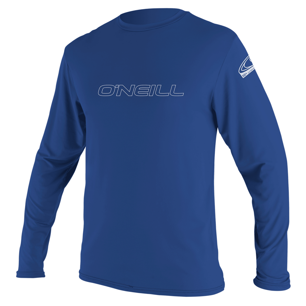 O'Neill Men's Basic Skins Long Sleeve Sun Shirt — Pacific (018) — front