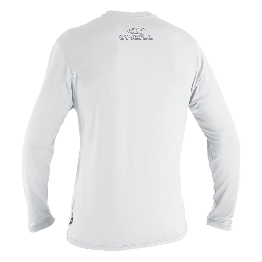 O'Neill Men's Basic Skins Long Sleeve Sun Shirt — White (025) — additional view