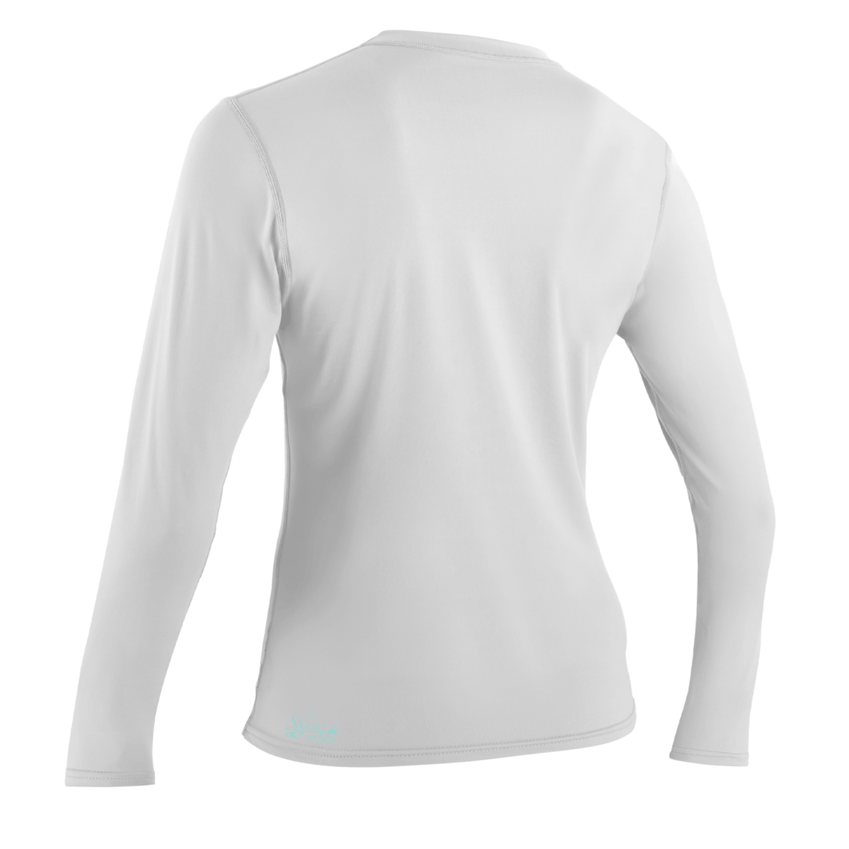 O'Neill Women's Basic Skins Long Sleeve Sun Shirt — White (025) — additional view