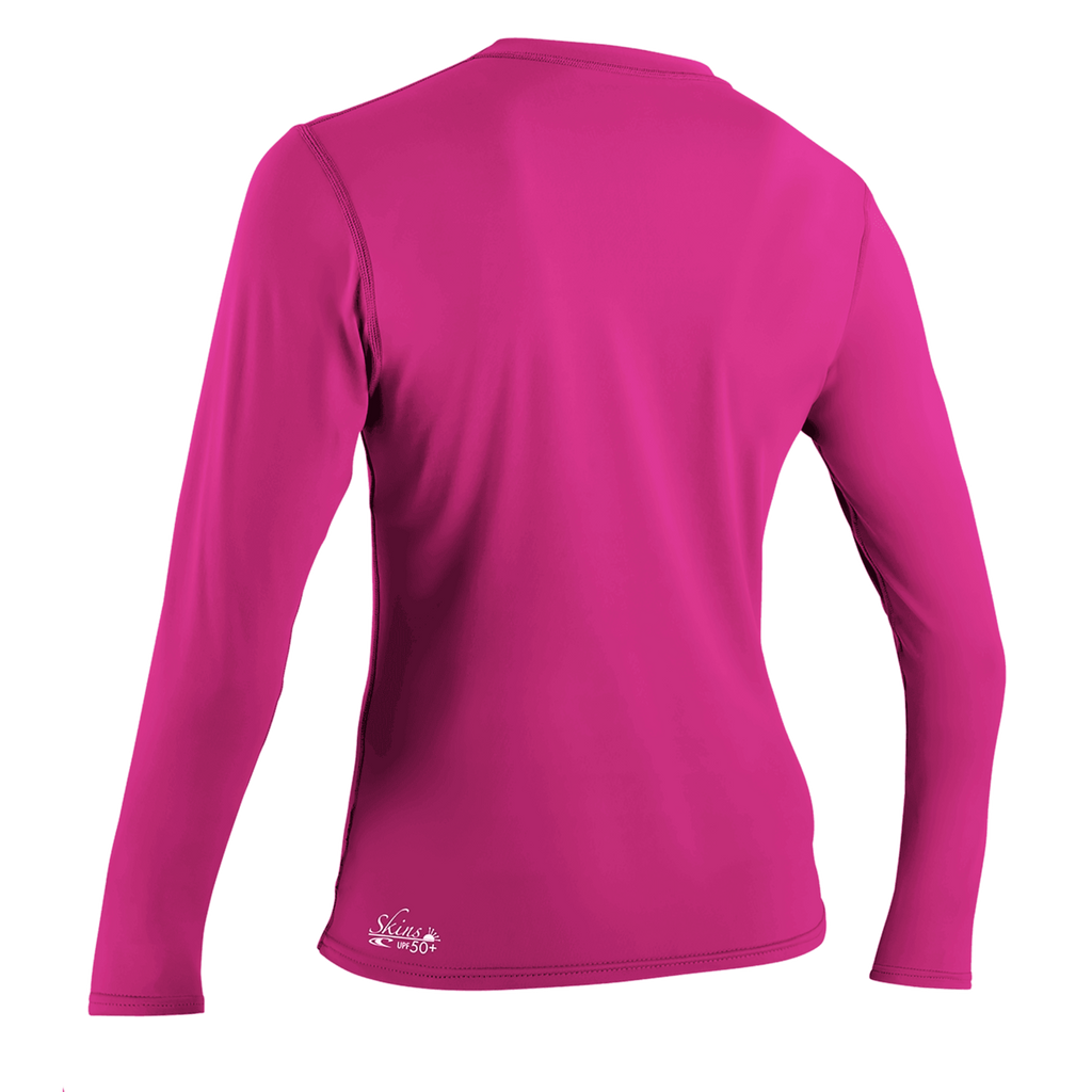 O'Neill Women's Basic Skins Long Sleeve Sun Shirt — Foxpink (173) — additional view