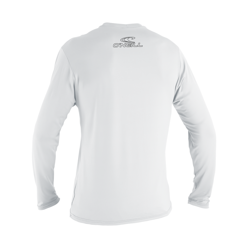 O'Neill Youth Basic Skins Long Sleeve Sun Shirt — White (025) — additional view