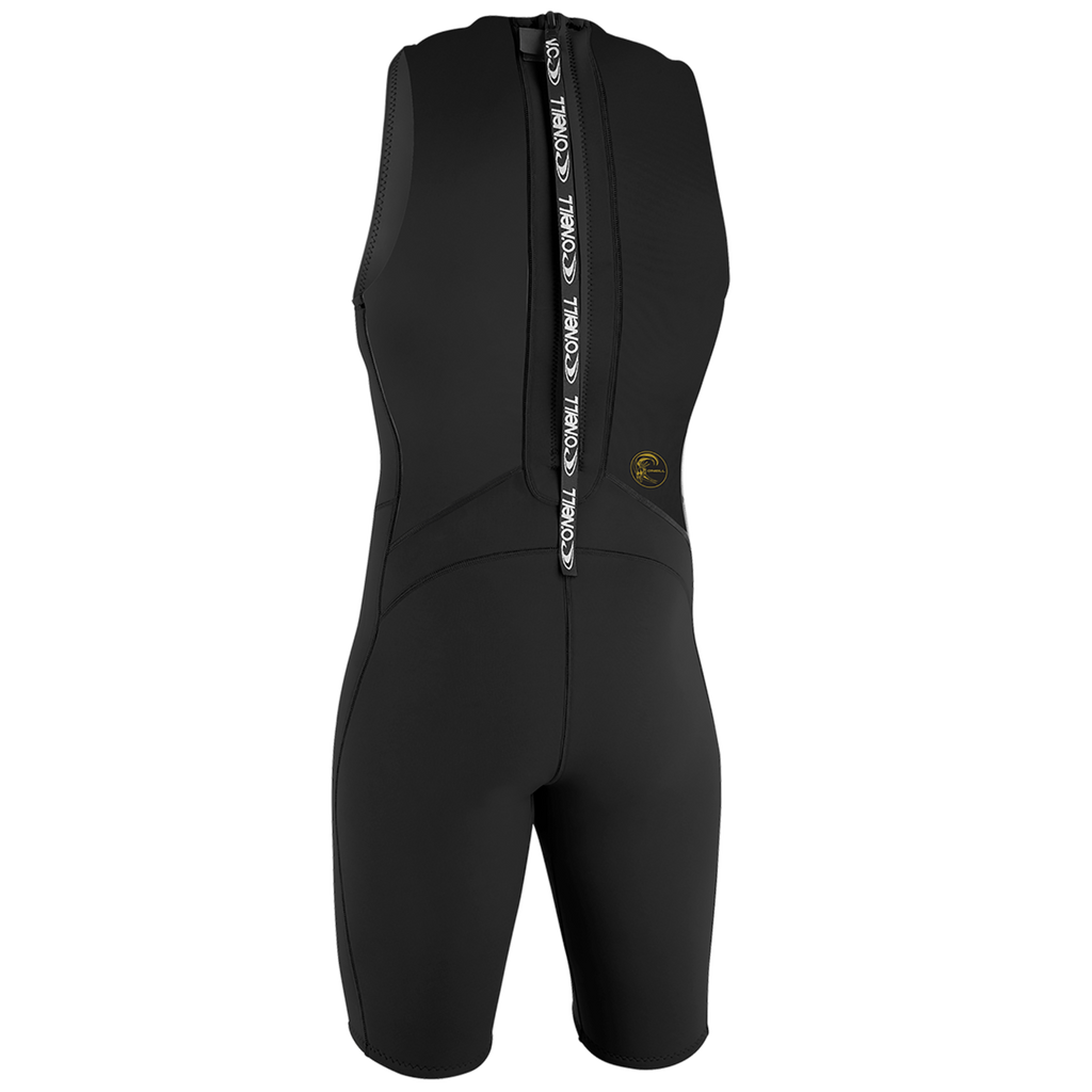 O'Neill Men's O'Riginal 2/1.5mm Back Zip Sleeveless Spring Wetsuit — Black/Black (A00) — additional view