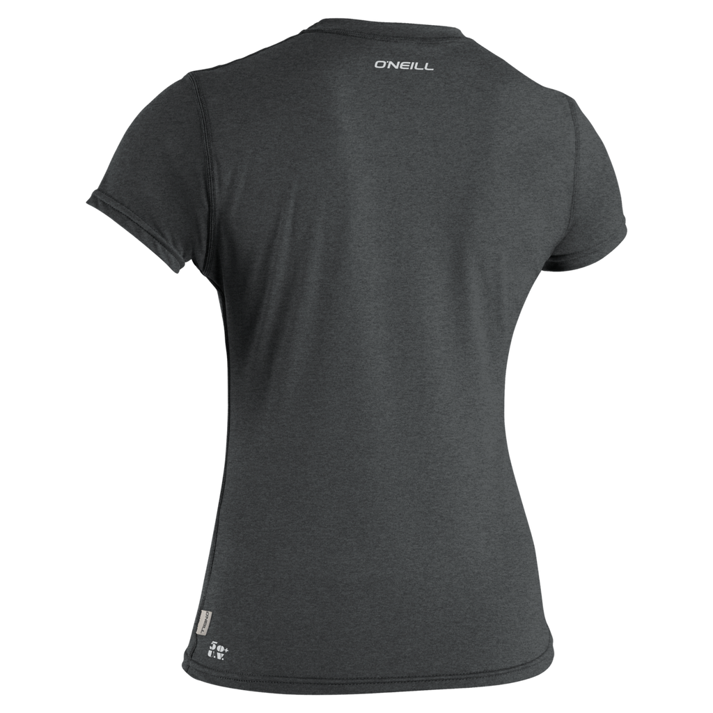 O'Neill Women's Trvlr Hybrid Short Sleeve Sun Shirt — Graphite (009) — additional view