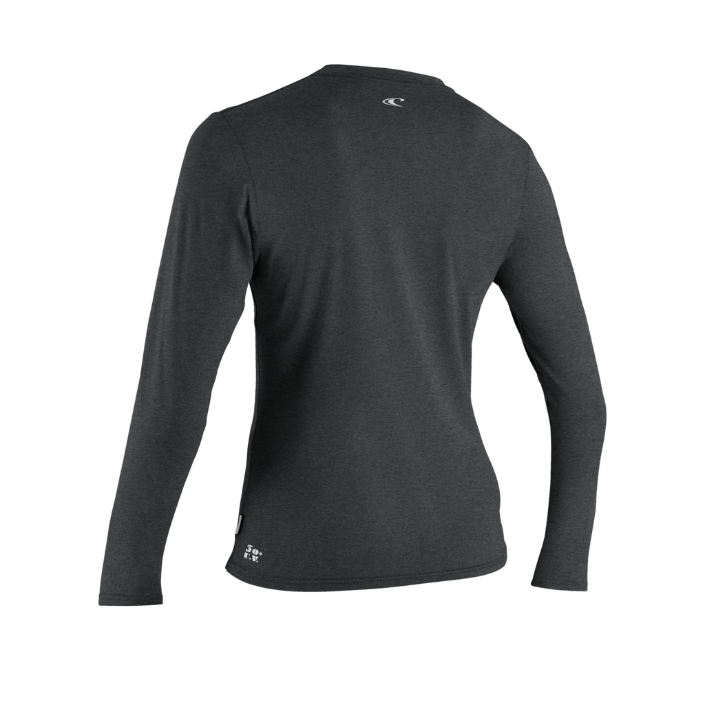 O'Neill Women's Trvlr Hybrid Long Sleeve Sun Shirt — Graphite (009) — additional view