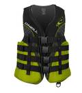 O'Neill Superlite 50N ISO Vest — Black/Lime/Smoke/Lime (CH6) — front