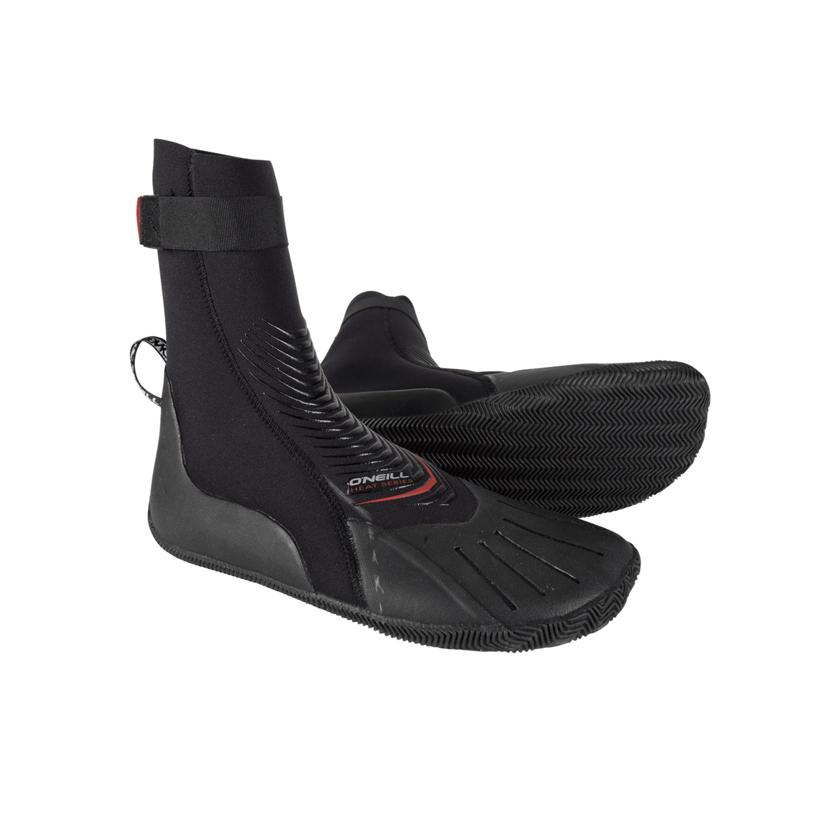 O'Neill Heat 3mm Round Toe Boots — Black (002) — front