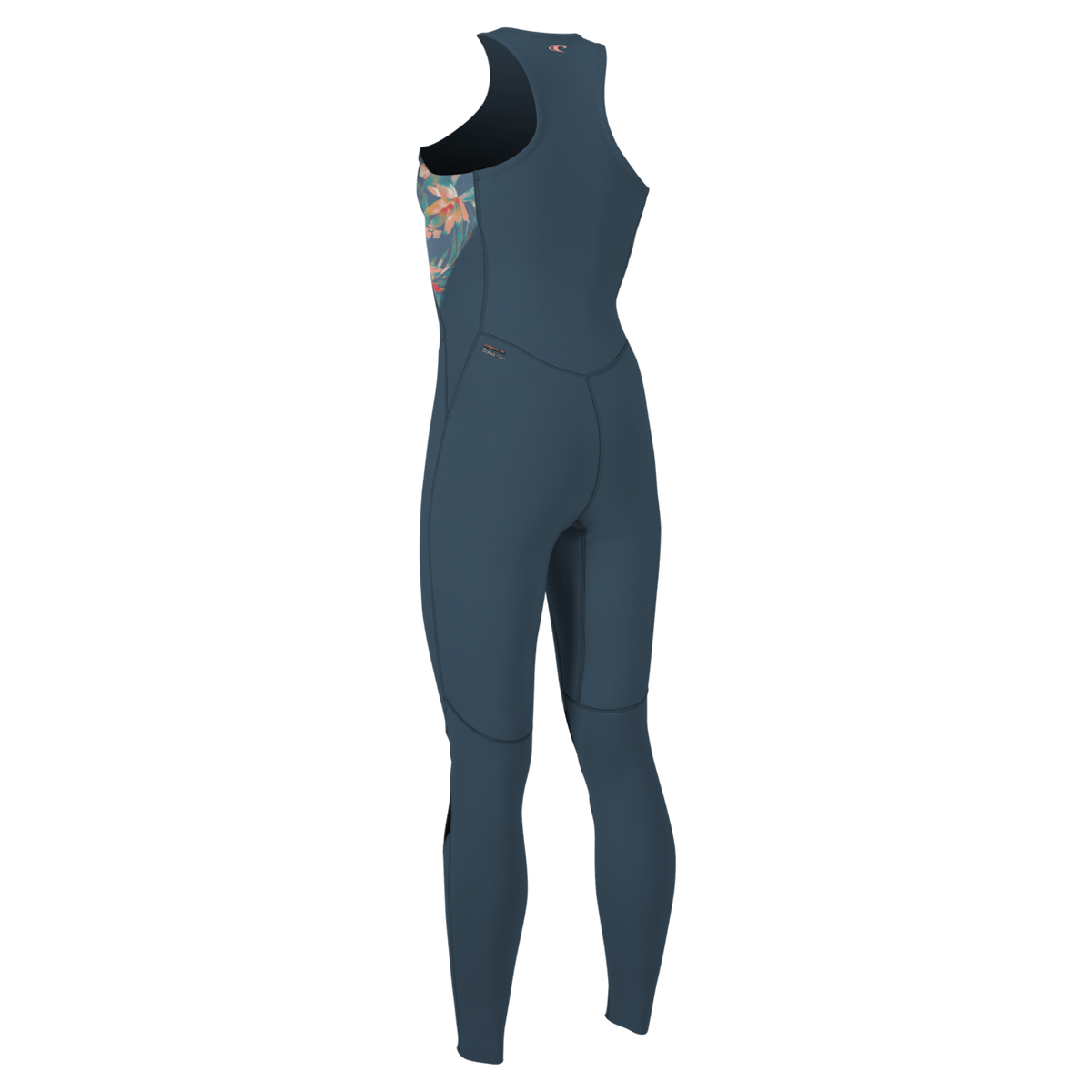 O'Neill Women's Bahia 1.5mm Front Zip Sleeveless Full Wetsuit — Copenblu/Ptdtrpcs/Copenblu (IL5) — additional view