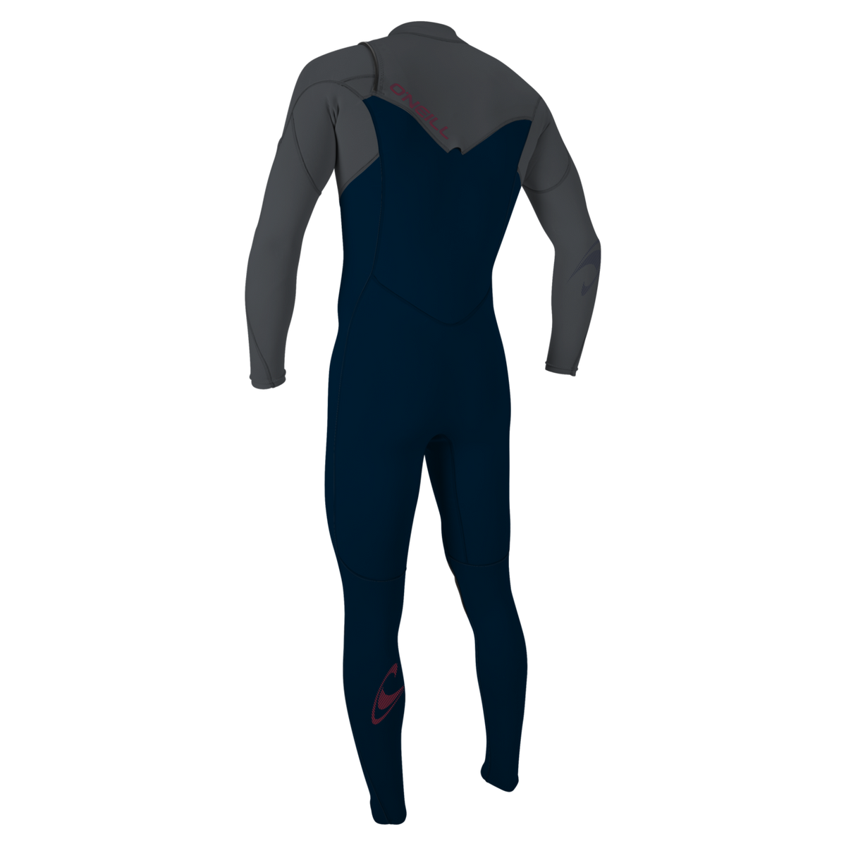 O'Neill Men's Hammer 3/2mm Chest Zip Full Wetsuit — Abyss/Graphite/Graphite (IL2) — additional view