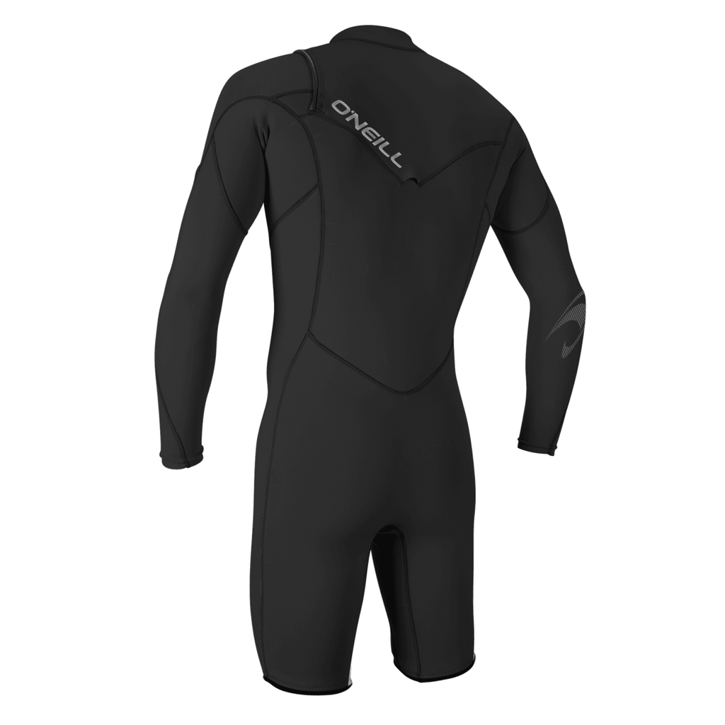 O'Neill Men's Hammer 2mm Chest Zip Long Sleeve Spring Wetsuit — Black/Black/Black (A05) — additional view