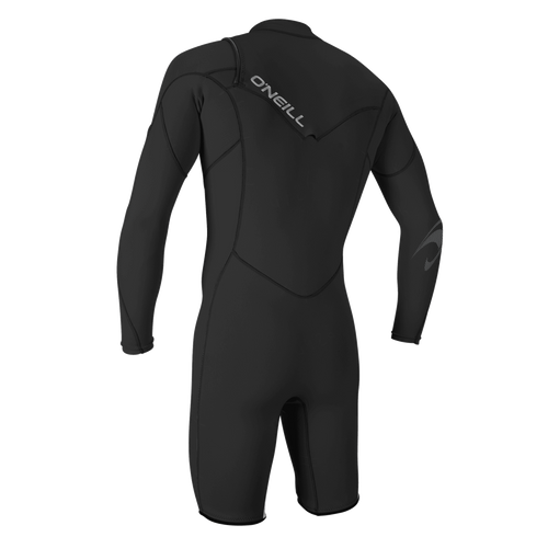 O'Neill Men's Hammer 2mm Chest Zip Long Sleeve Spring Wetsuit — Black/Black/Black (A05) — additional view