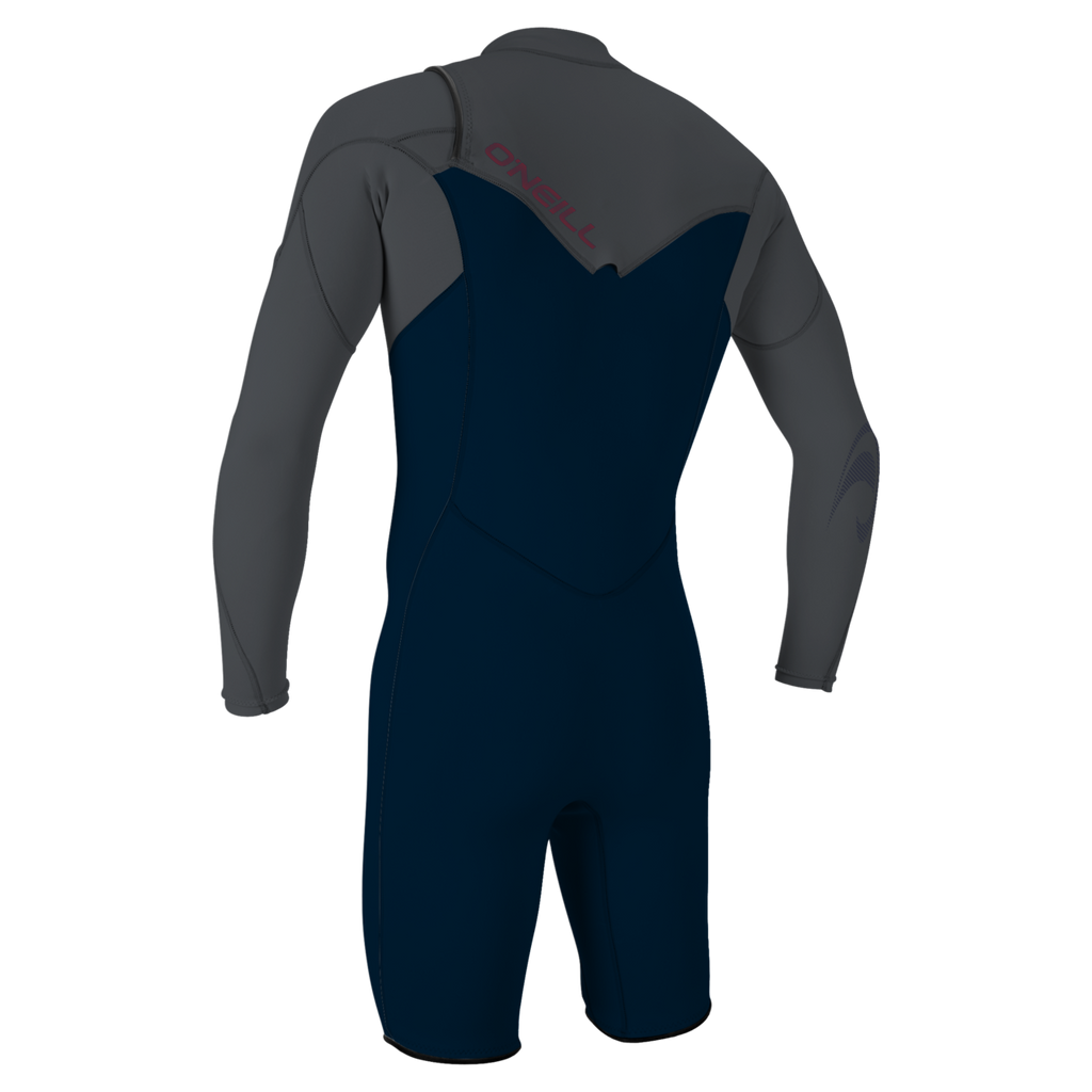 O'Neill Men's Hammer 2mm Chest Zip Long Sleeve Spring Wetsuit — Abyss/Graphite/Graphite (IL2) — additional view