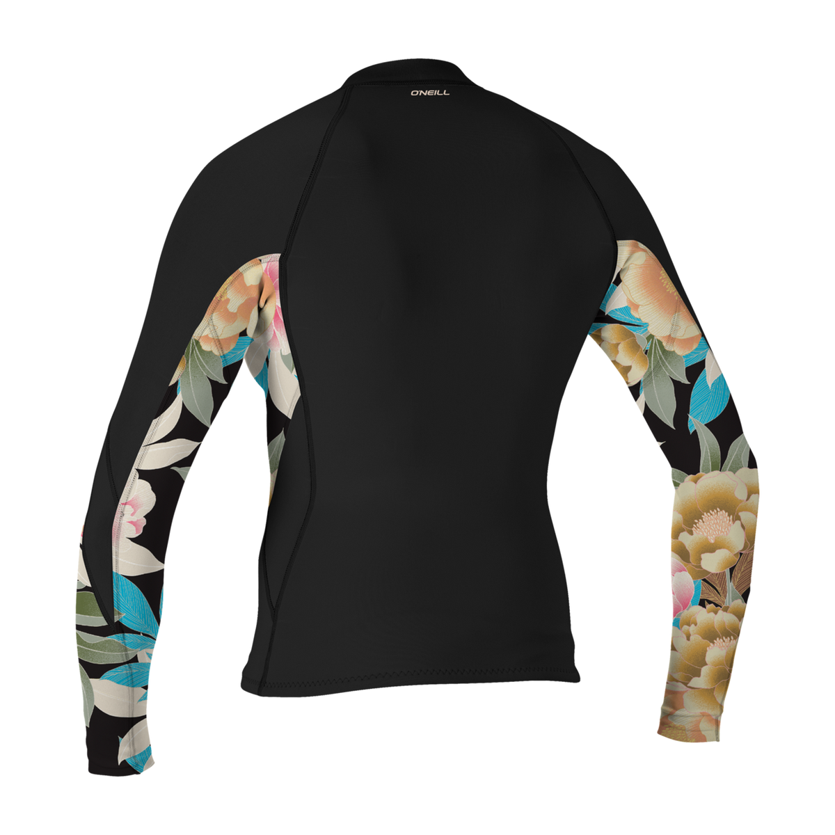 O'Neill Women's Bahia 1/0.5mm Full-Zip Jacket — Black/Mikahfloral/Black (IJ7) — additional view
