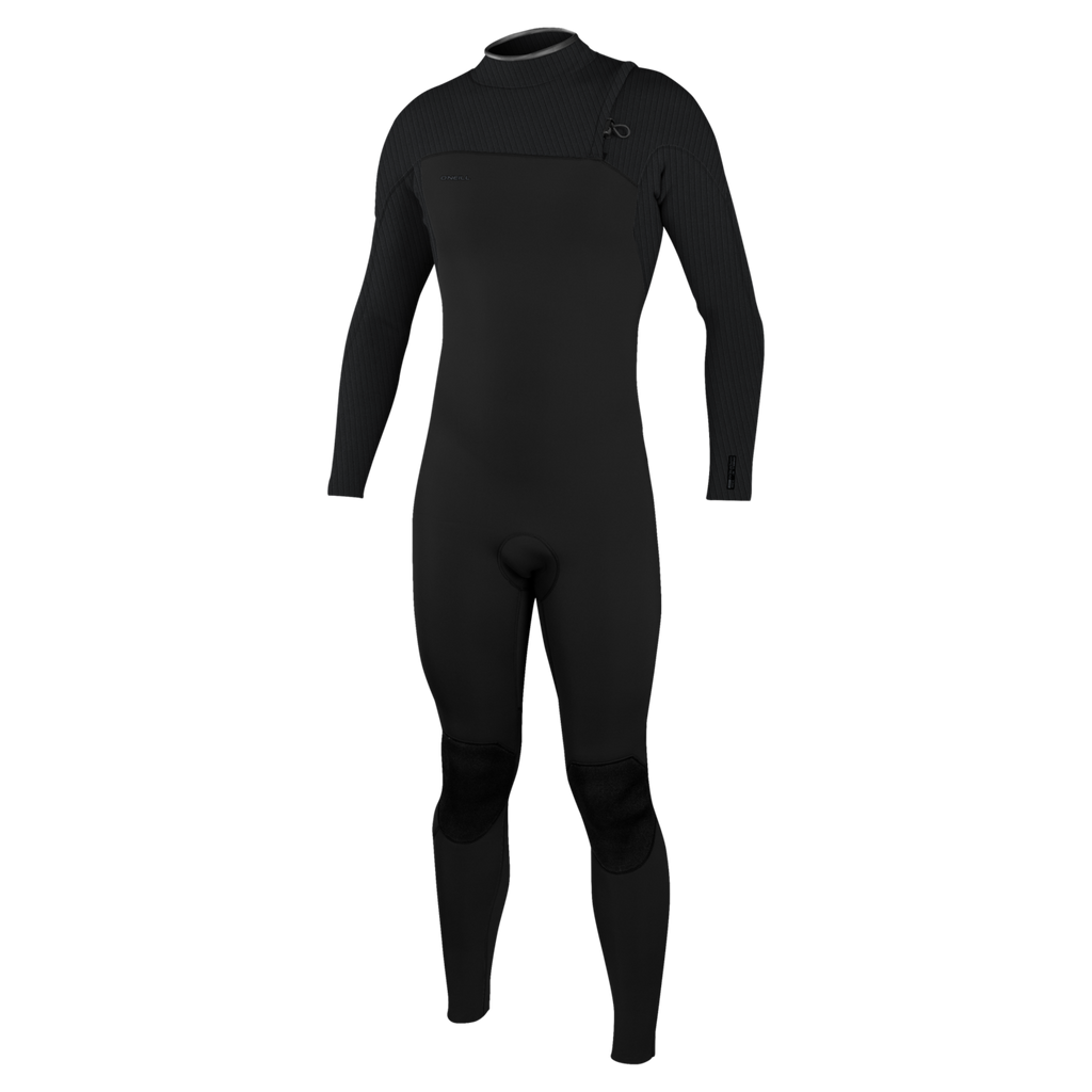 O'Neill Men's Hyperfreak Comp 3/2mm Zipless Full Wetsuit — Black/Black (A00) — front